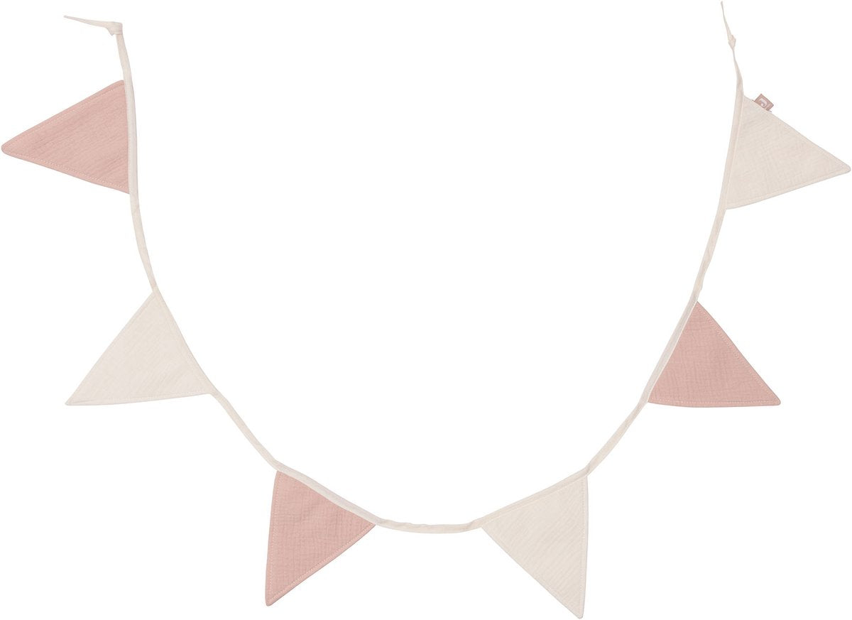 Ligne drapeau Jollein - 200x17cm - ivoire rose sauvage