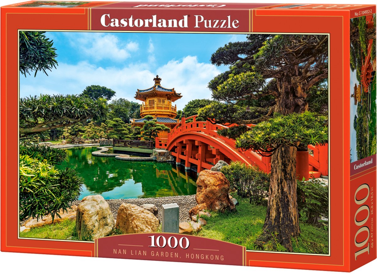 Castorland Nan Lian Garden, Hong Kong – puzzle – 1000 pièces – finition satinée – ajustement parfait – qualité européenne