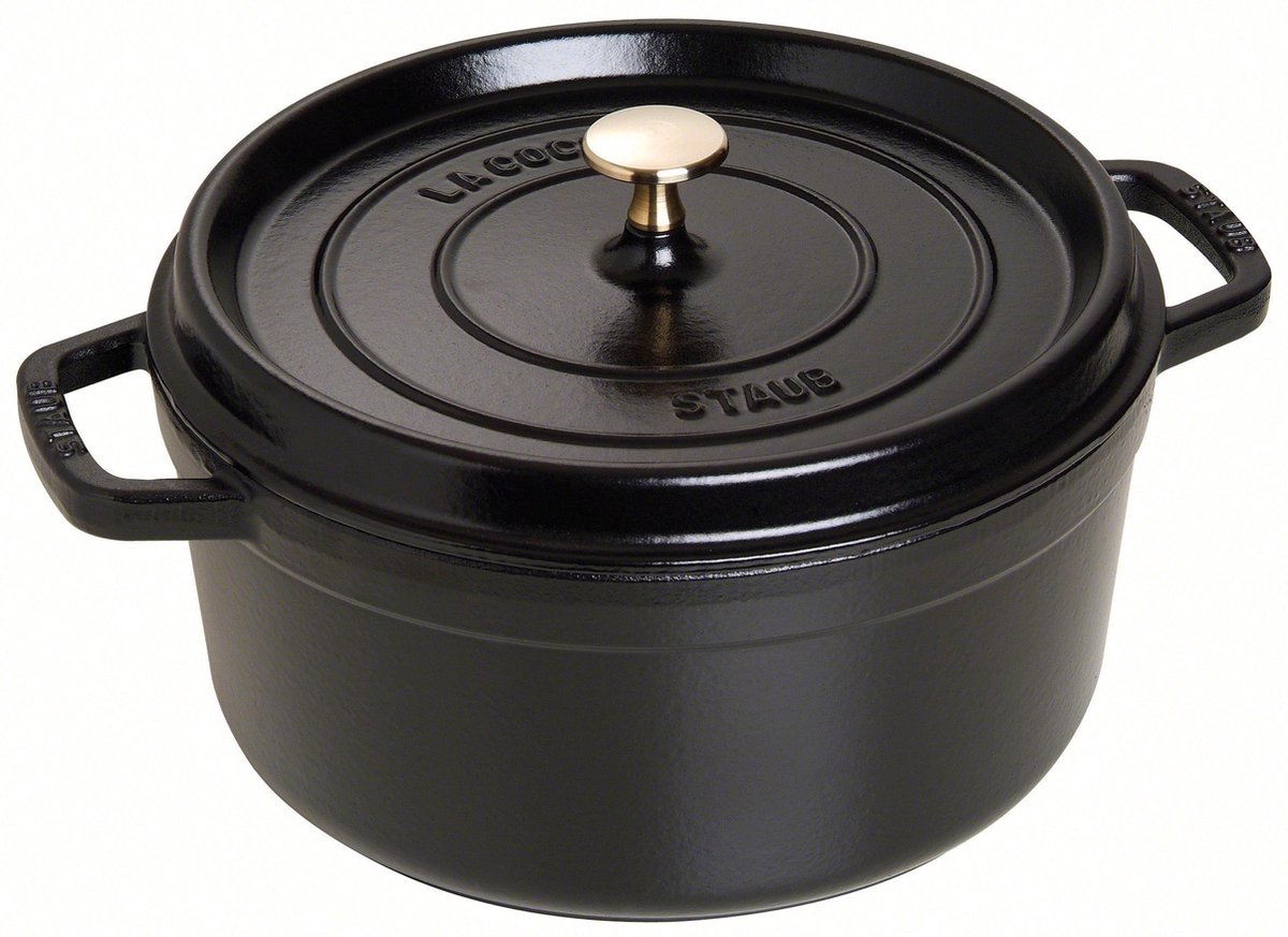 Poêle Staub - ronde - 26 cm - noire