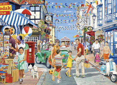 Gibsons - en direction de la plage (par Trevor Mitchell) - 1000 pièces 68×49cm (l×h) - puzzle pour adultes