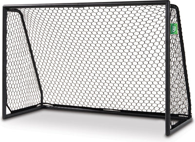 Exit toys exit scala but de football en aluminium 180x120cm - résistant aux intempéries - but de football - pour enfants - jardin - noir