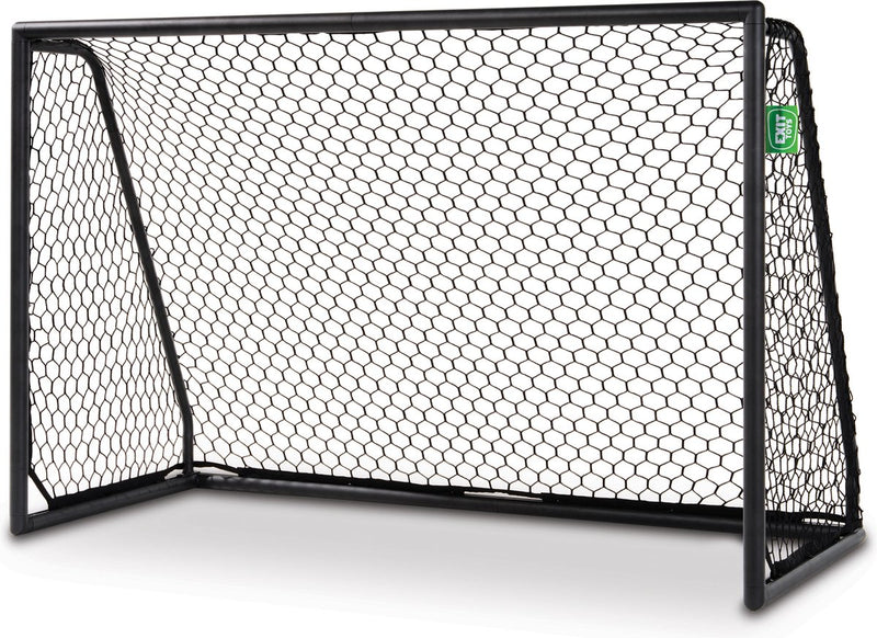 Exit toys exit scala but de football en aluminium 180x120cm - résistant aux intempéries - but de football - pour enfants - jardin - noir