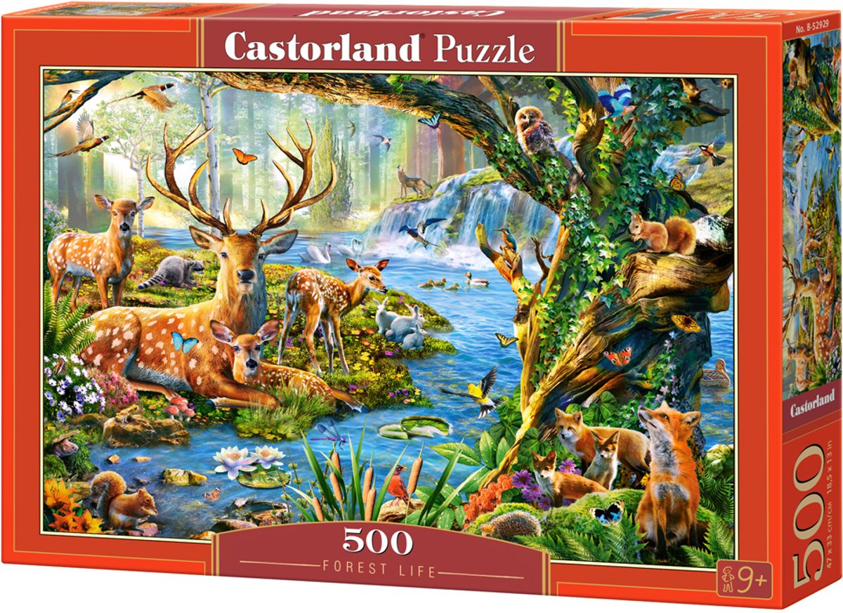 Selecta Castorland Leg Puzzle Forest Life, 500st.