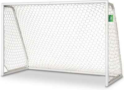 Exit toys exit scala but de football en aluminium 180x120cm - résistant aux intempéries - but de football - pour enfants - jardin - blanc