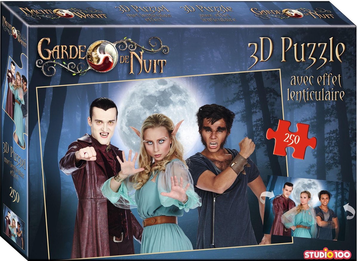 Puzzle 3D Night Watch - 250 pièces - avec effet lenticulaire