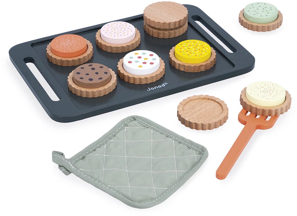 Janod - grand-mère brillante - set de cuisine pour la cuisson des biscuits