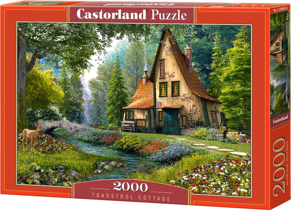 Selecta Castorland Play Puzzle Toadstool Cottage, 2000st.