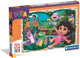 Clementoni - puzzle - dora l'exploratrice - maxi - 104 pièces - super couleur - à partir de 3 ans