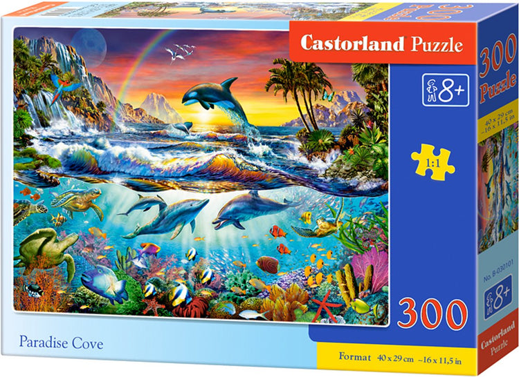 Castorland Paradise Cove – puzzle – 300 pièces – mer – qualité premium