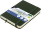Carnet de croquis Kangaro - a6 - vert forêt - couverture rigide en pu - avec élastique et ruban de lecture - k-861218