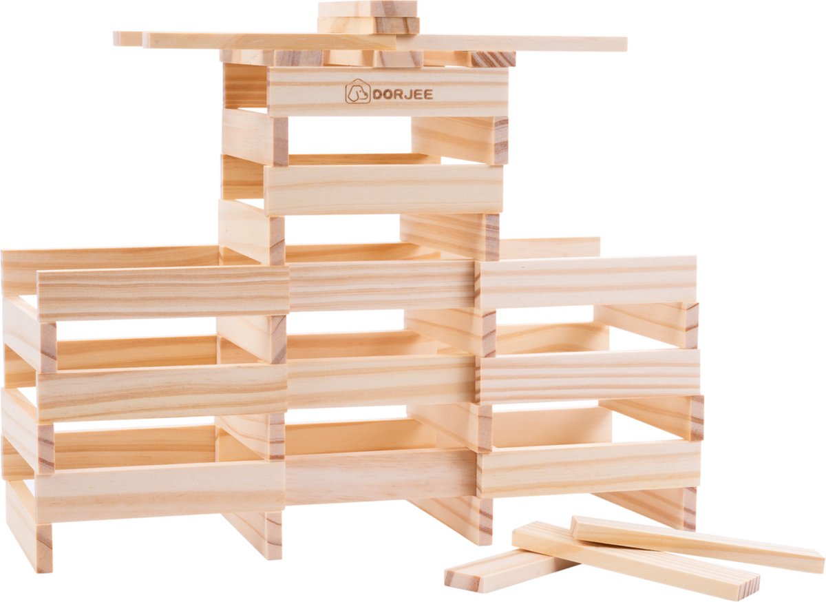 Dorjee Building Boards Ensemble de 200 pièces multicolores
