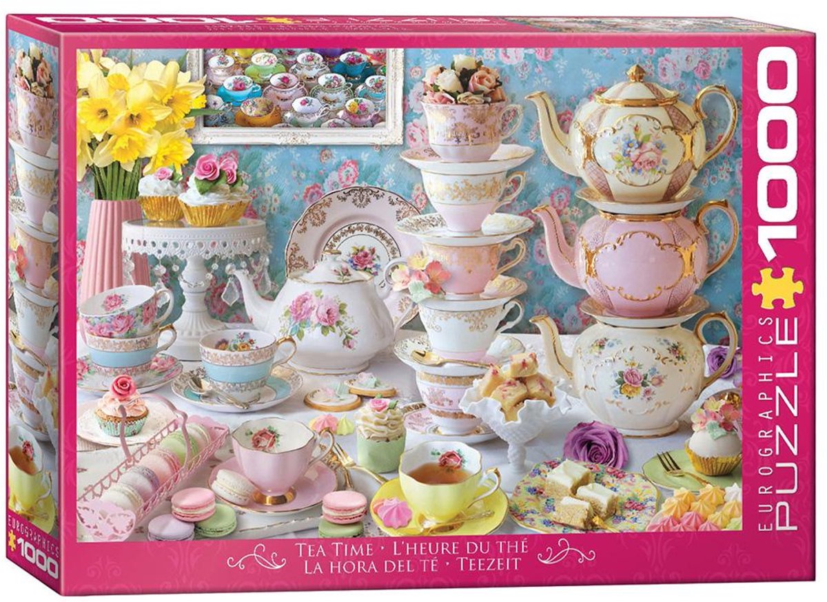 Eurographics - table à thé [table à thé] - 1000 pièces 68×48cm (l×h) - puzzle