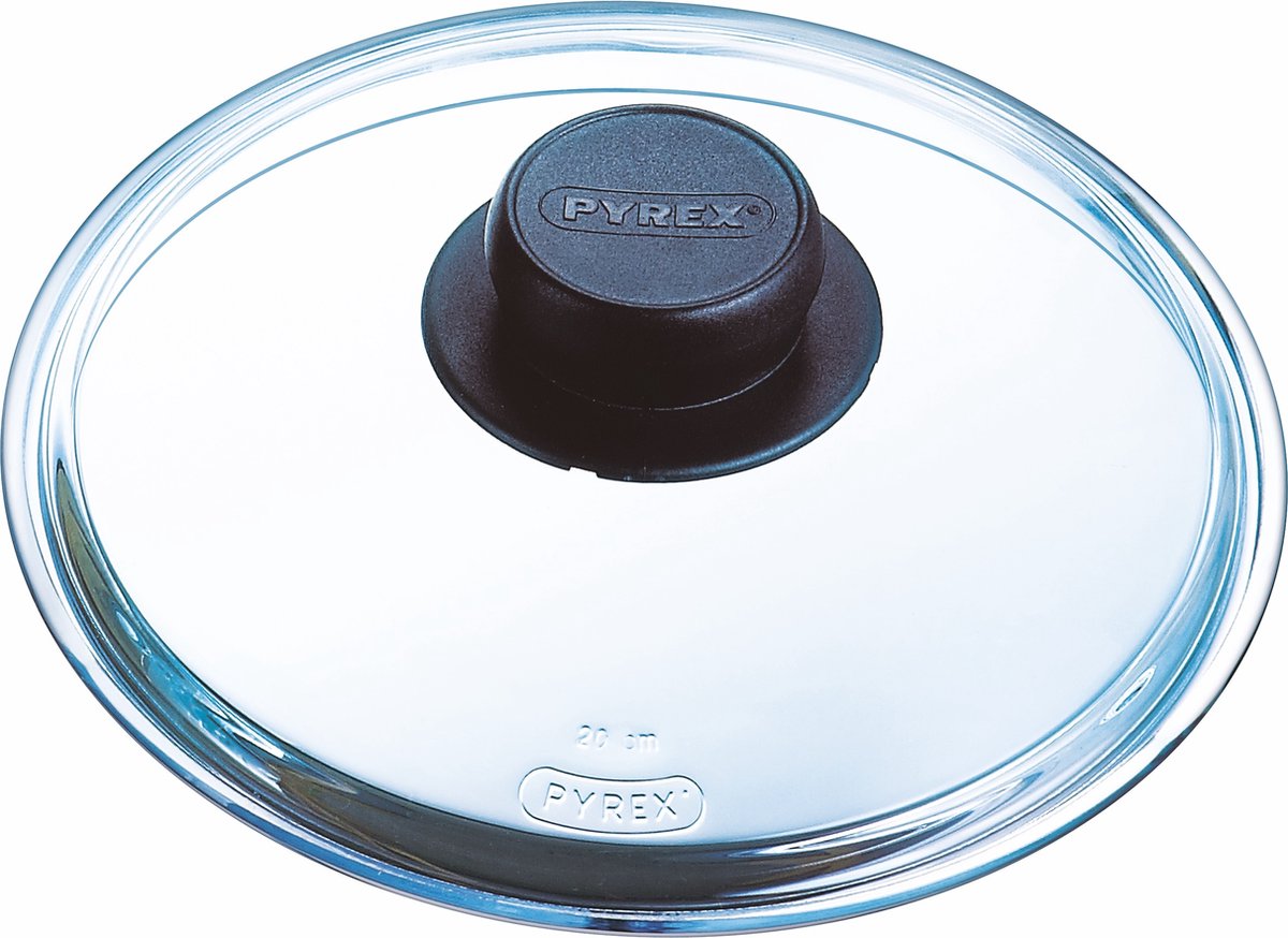Couvercle accessoires Pyrex classic - verre borosilicate - ø20 cm - transparent