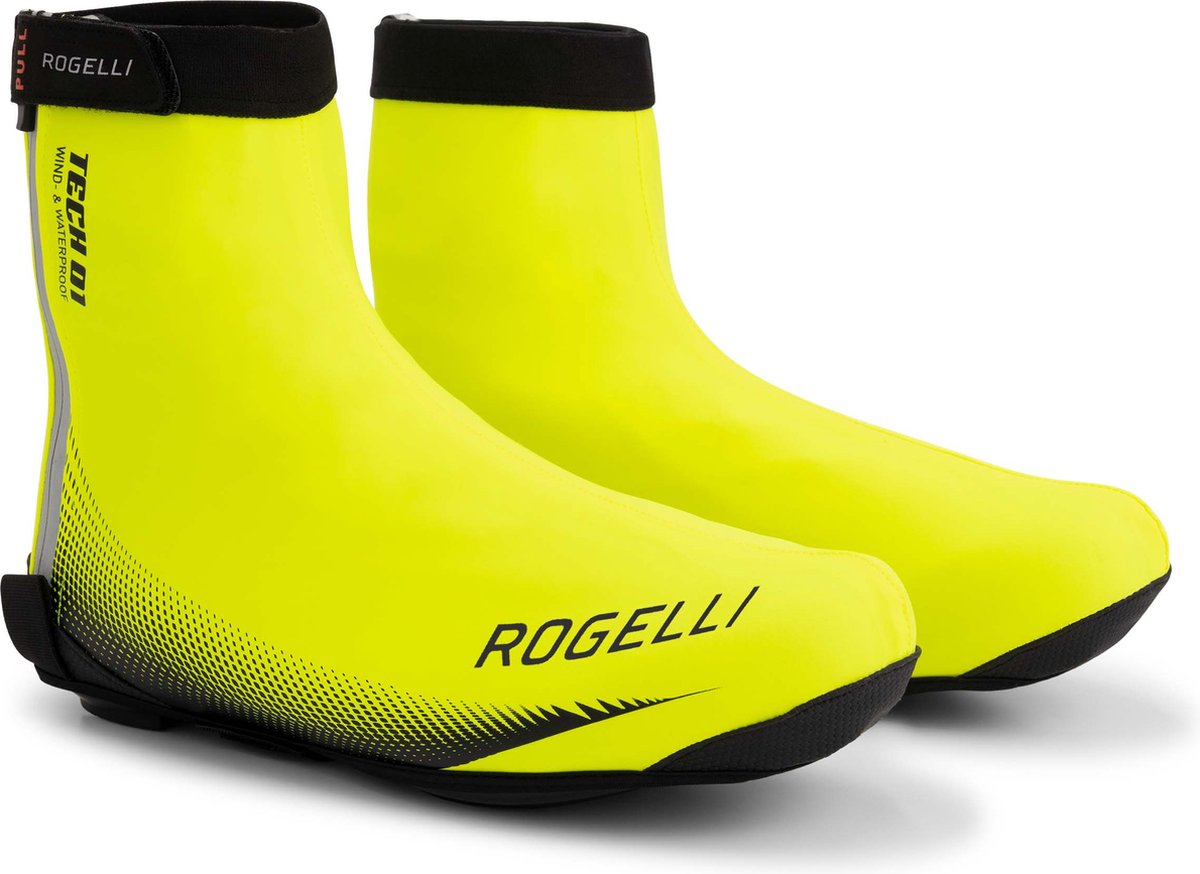 Rogelli couvre-chaussures fiandrex - hydrofuges - jaune fluo - 46-47