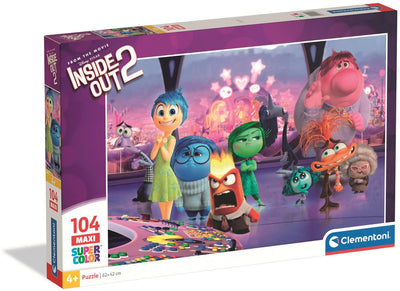 Clementoni - puzzle enfant - 104 maxi pièces - envers 2 - dimensions : 62 x 42 cm - à partir de 4 ans