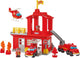 Caserne de pompiers Ecoiffier Abrick avec 3 véhicules