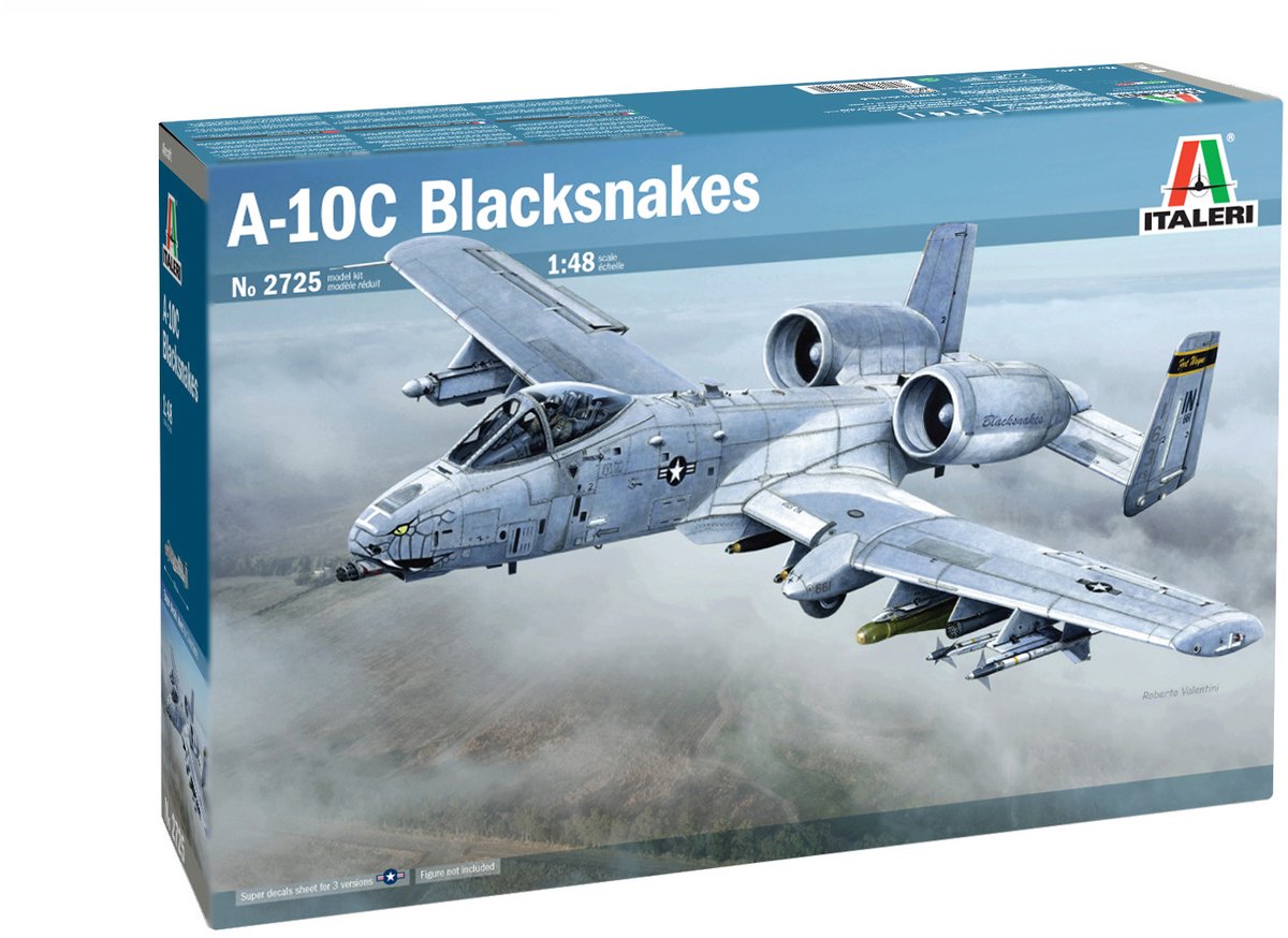 Modèle réduit d'avion Italeri - 2725 a - 10c #039blacksnackes#039 plastique - 1:48 - modélisme
