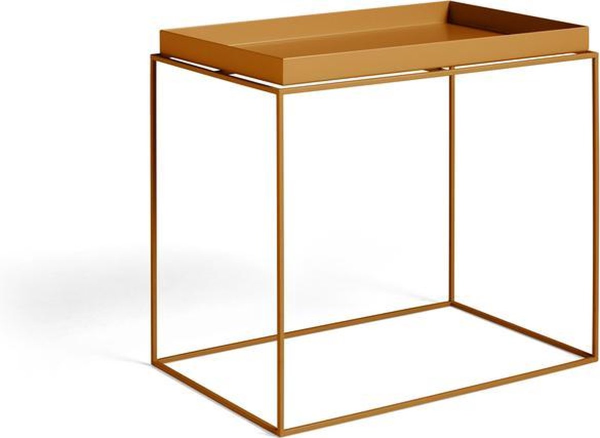 Table plateau à foin - caramel - 60 x 54 x 40 cm