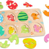 Classic World Wooden Insert Puzzle Dinosaurus, 25e.