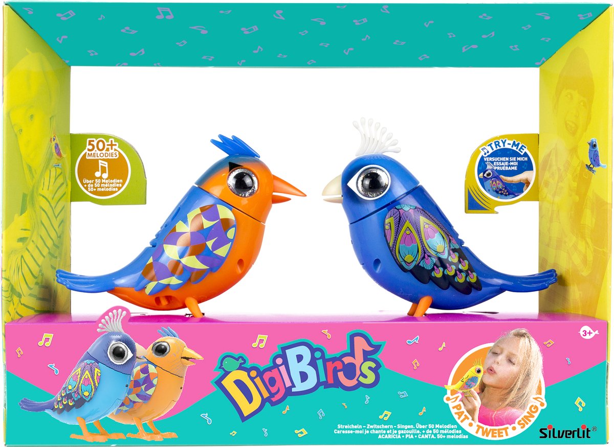 Silverlit Digibirds Twin Pack Vogel Interactive