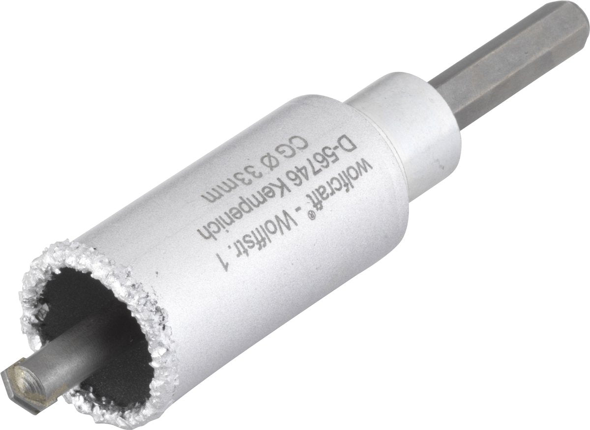 Wolfcraft - scie cloche 33mm - pour maçonnerie en pierre - 3893000