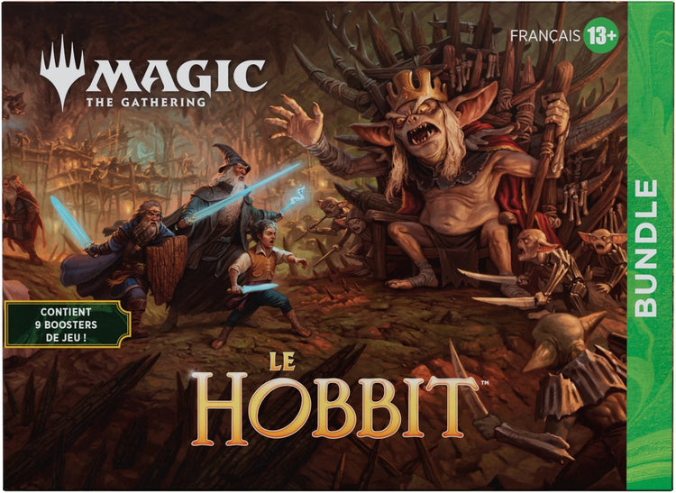 Magie le rassemblement magie groupée : le rassemblement | le hobbit | 1 booster collector, 9 boosters de jeu, 34 terrains, 1 carte promo premium + accessoires exclusifs | jeu de cartes à collectionner de stratégie