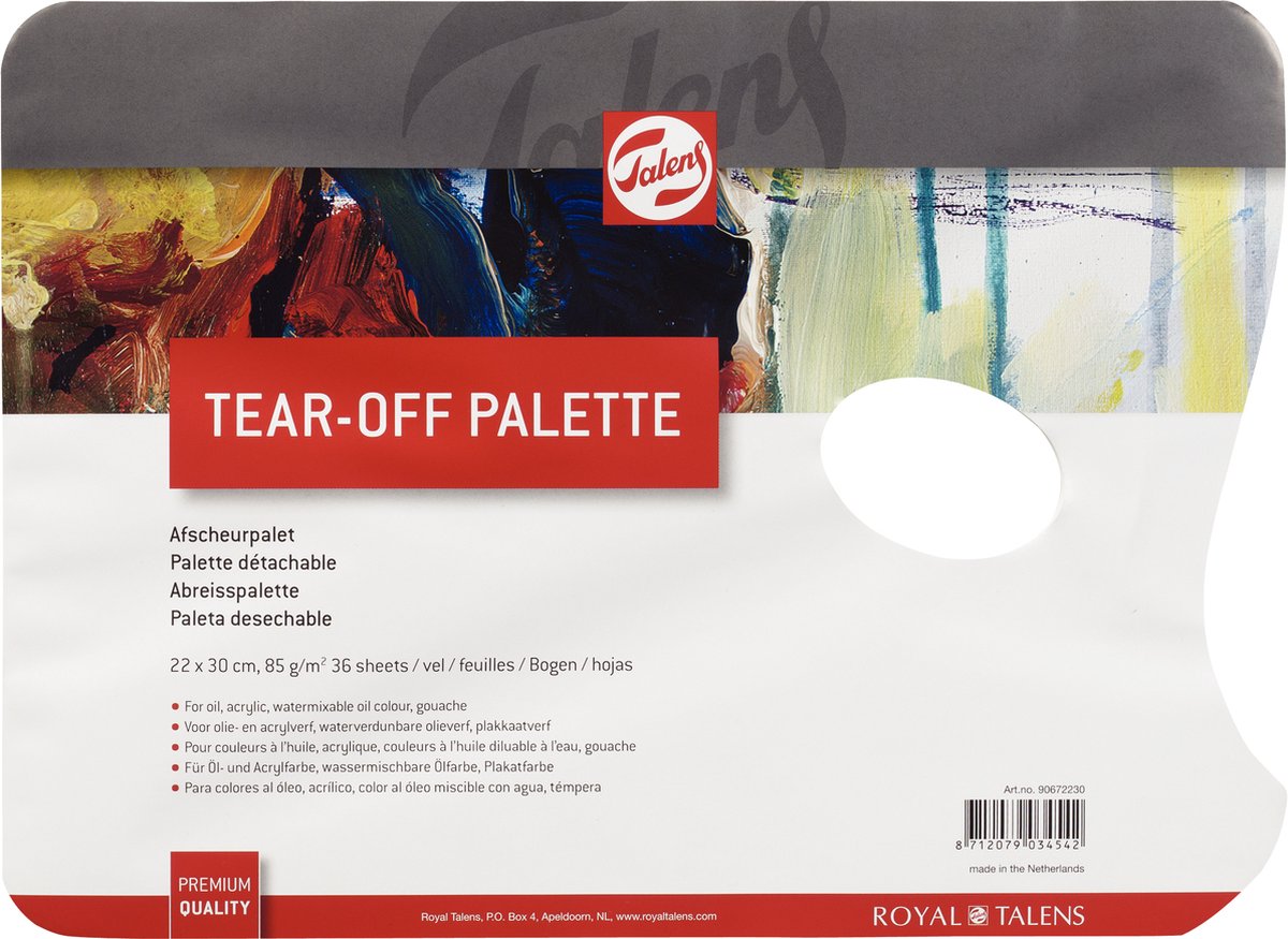 Talens • palettes détachables 22x30cm