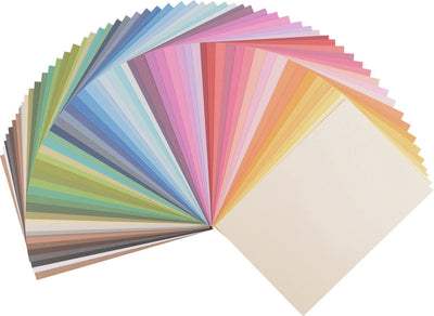 Papier cartonné créatif Florence vaessen - multipack assorti - a4 - 60 feuilles - lisse - 216 g