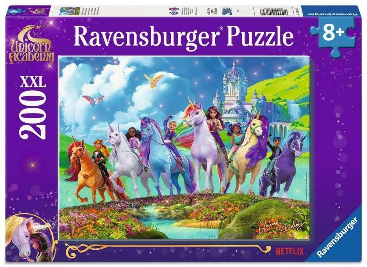 Ravensburger puzzle xxl 200 académie de licorne - puzzle xxl 200 académie de licorne