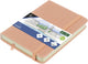 Carnet de croquis Kangaro a6 - vieux rose - couverture rigide en pu - avec élastique et ruban - carnet de croquis - carnets de croquis - k-861212
