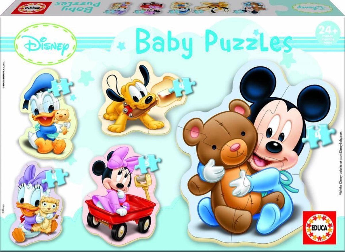 Puzzle Educa 3 à 5 pièces Disney