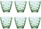 Verres Bormioli Rocco Flora Verde 260 ml - vert - set-6