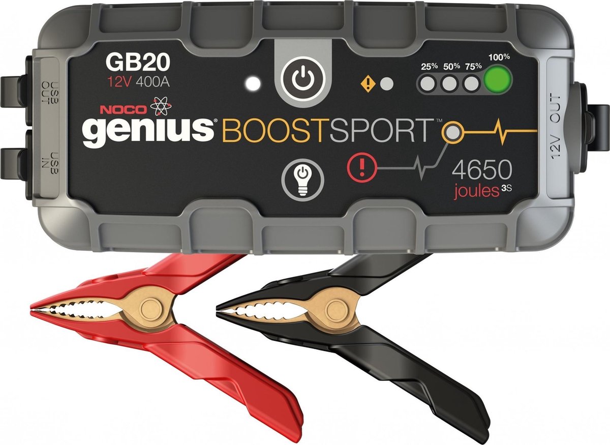 Noco Genius Jump Starter GB20 (12 V 400 A) Gris