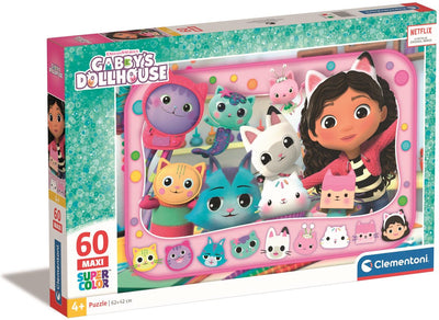 Clementoni - puzzle - 60 pièces - Maison de poupée de Gabby - puzzle enfant - à partir de 4 ans