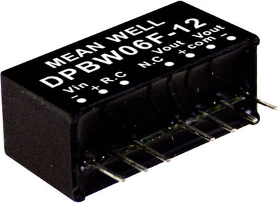 MW Mean Well DPBW06G-15 Module convertisseur DC DC 200 MA 6 W Nombre de sorties : 2 x contenu 1 pièce(s)