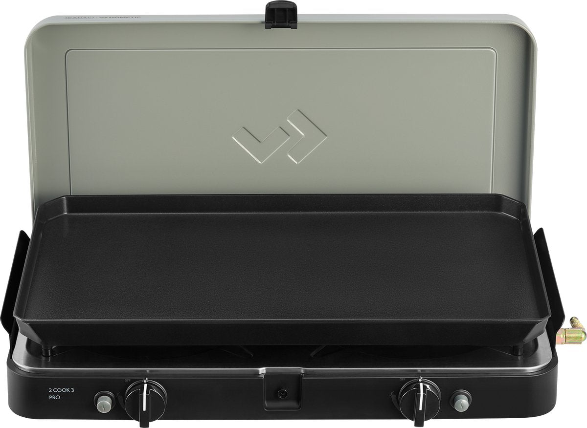 Cadac dometic - 2 cuisiniers 3 pro plancha - cuisinière avec plaque plancha