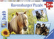 Ravensburger - Schattige Pony's 3x49st.