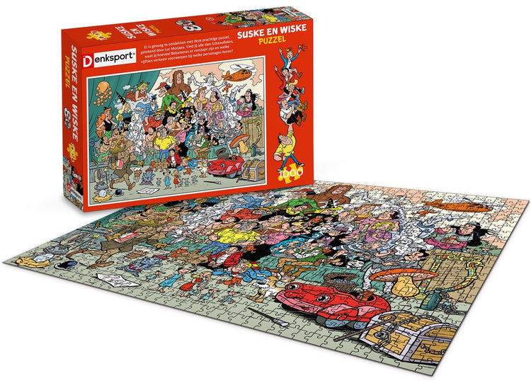 Sport mental - le puzzle Suske en Wiske