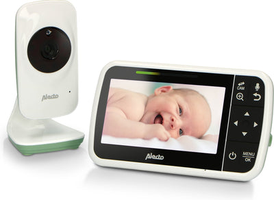 Alecto dvm149gn - babyphone avec caméra - affichage de la température - blanc vert