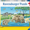 Ravensburger Jigsaw Puzzle Young Animals du monde entier, 2x12 PCS.