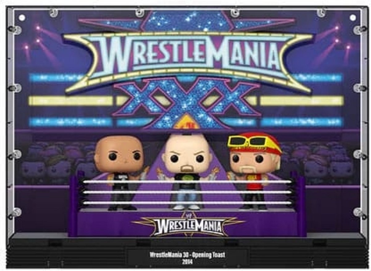 Funko pop moments deluxe : wwe - wrestlemania 30 - toast d'ouverture pop #05