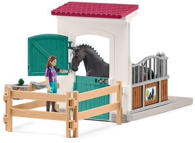 Boîte de chevaux de Horse Club Schleich avec Lisa et Storm 42709