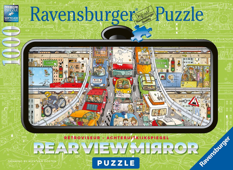 Ravensburger puzzle bande dessinée - chaos de la circulation 1000 pcs.