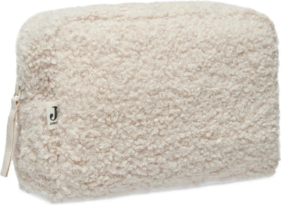 Jollein - trousse (boucle - naturel) - 100% polyester - pochette à langer, trousse de toilette bébé - 21x14cm