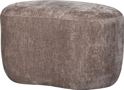 Pouf bio populaire Woood - polyester - taupe - 43x73x49