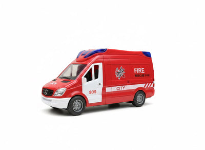 Amuuso brandweerwagen licht et geluid.