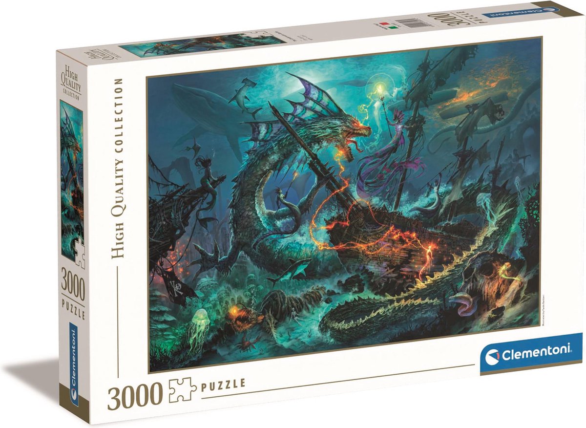 Clementoni Jigsaw Puzz la bataille sous-marine, 3000st.