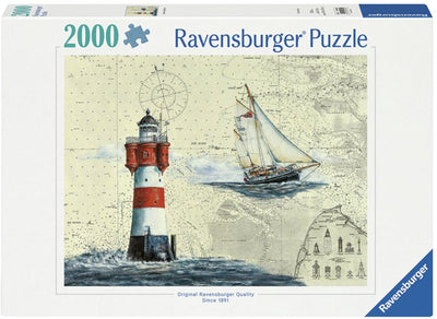 Ravensburger Jigsaw Puzzle plus romantique Leuchtturm, 2000e.