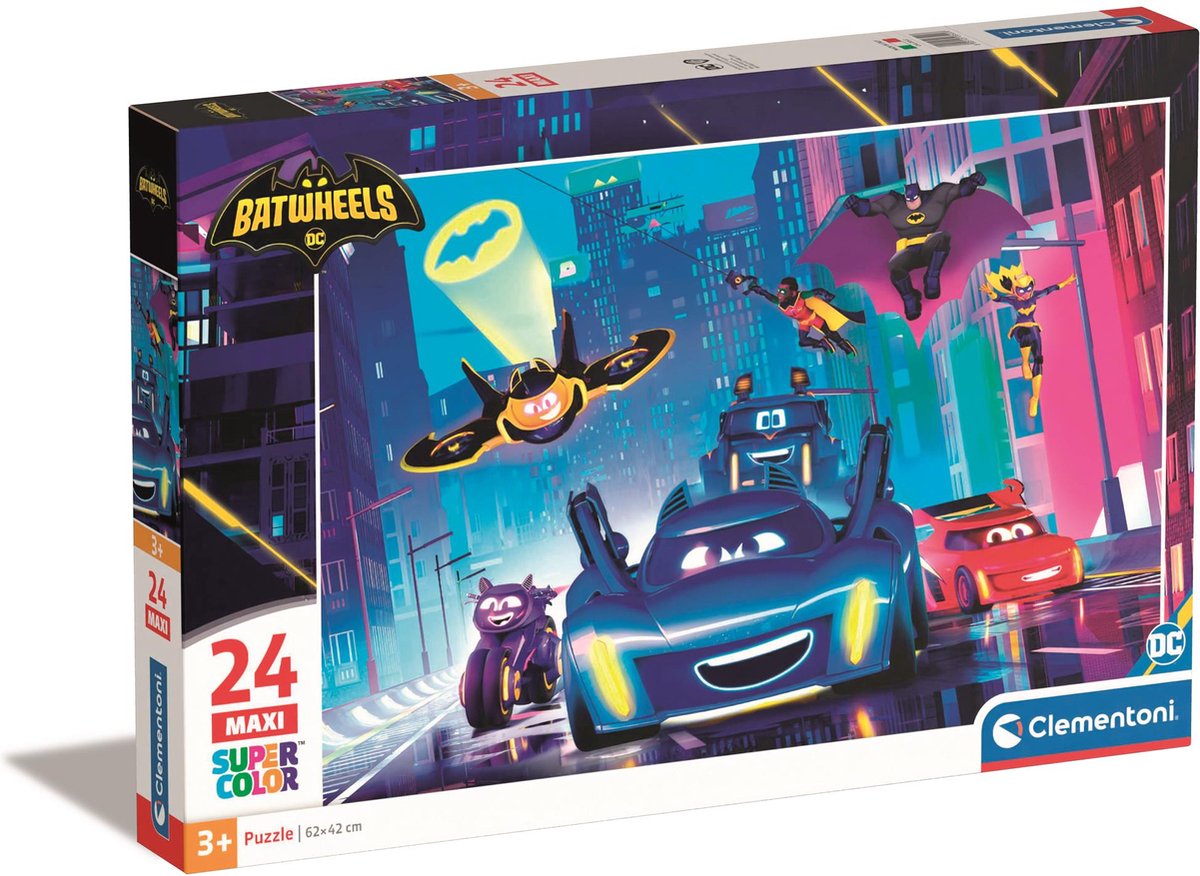 Clementoni - puzzle - 24 pièces - maxi chauves-souris - puzzle pour enfants - à partir de 3 ans