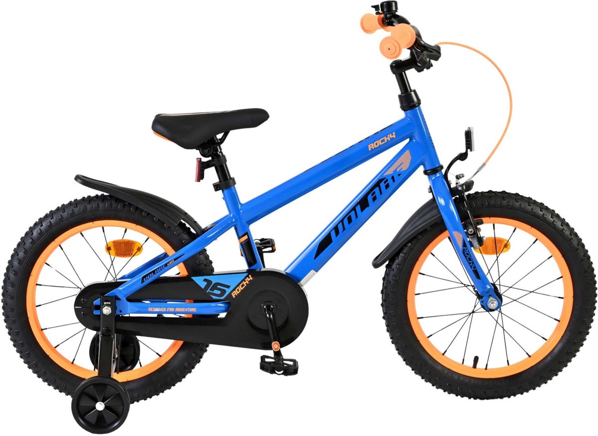 Volare Rocky Children's Bicycle - Boys - 16 pouces - Bleu